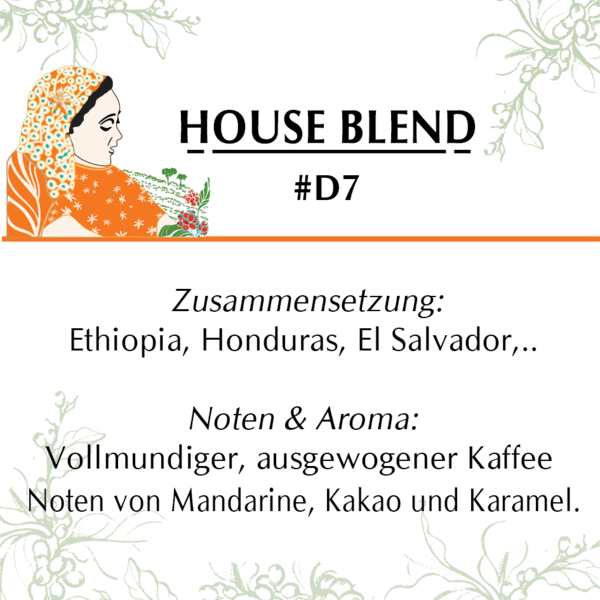 House Blend, D7 | Ganze Bohnen
